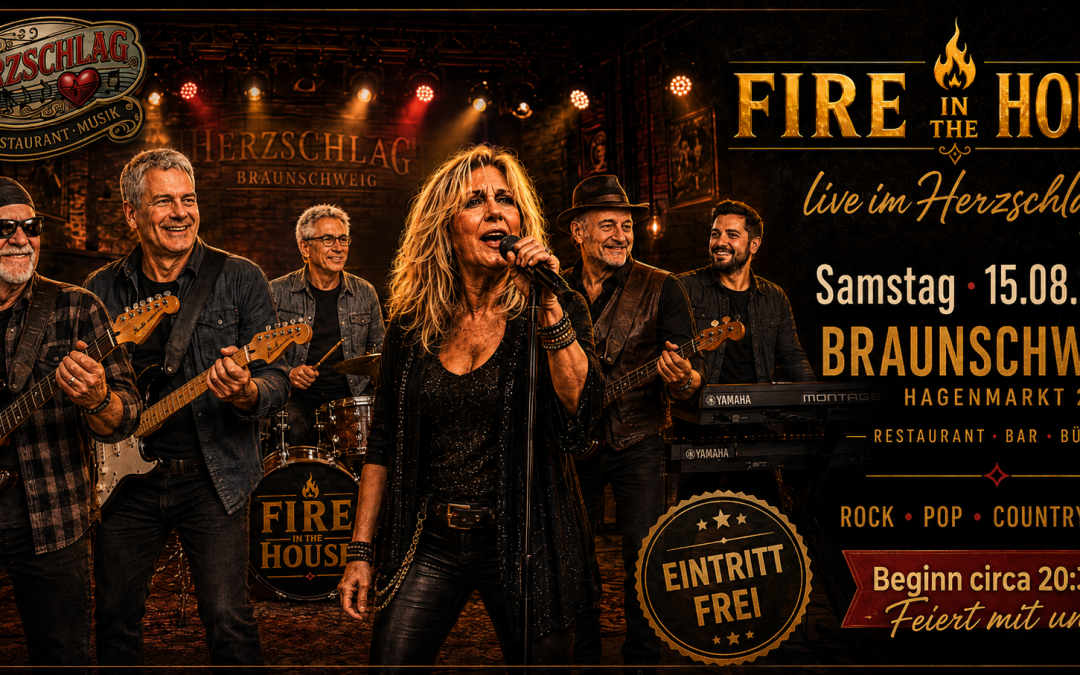 Fire In The House live im HERZSCHLAG Braunschweig