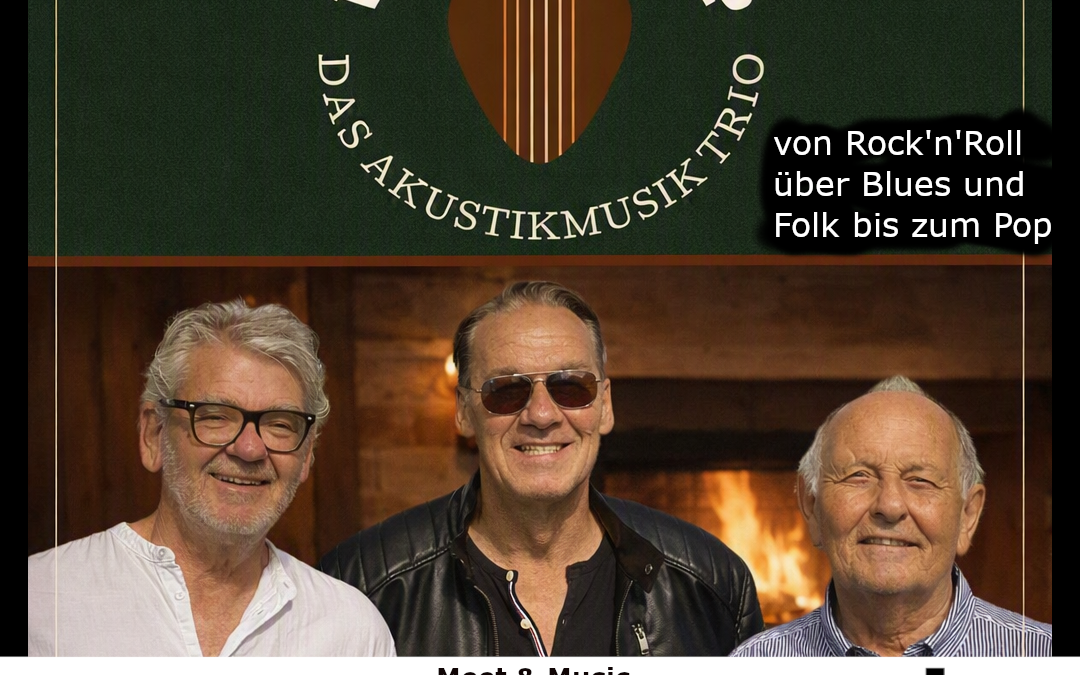 Walter P – Das Akustikmusik‑Trio im Kaminzimmer